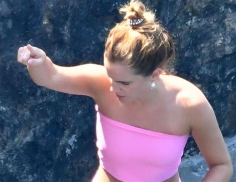 Emma Watson Wears Hot Neon Pink Bikini In Italy While On A Girls Trip See Her Pics