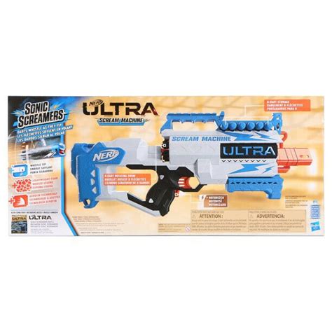 Nerf Ultra Scream Machine Motorized Blaster Gun 12 Sonic Screamer Darts