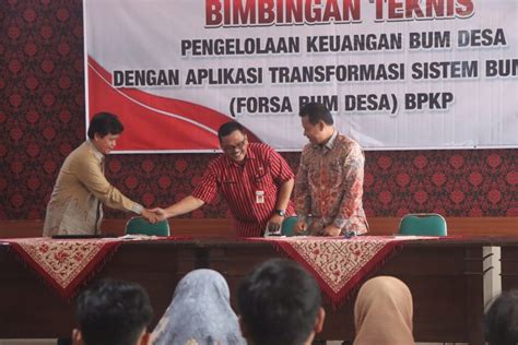 Bantu Pengelola Bumdes Susun Laporan Keuangan Bpkp Kenalkan Aplikasi