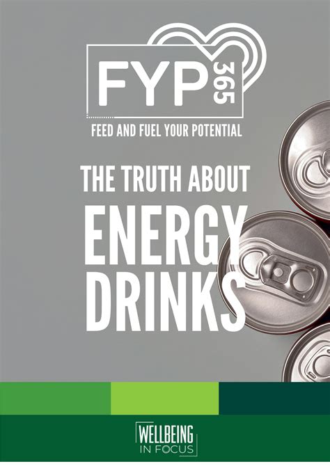 The Truth About Energy Drinks — Wellbeing In Focus