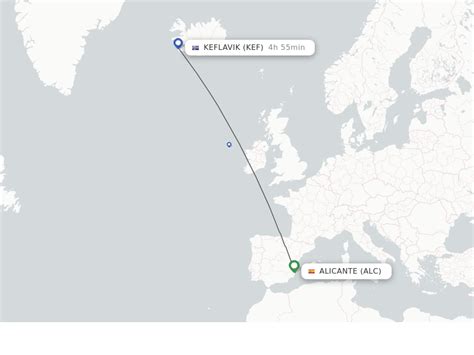 Direct Non Stop Flights From Alicante To Reykjavik Schedules