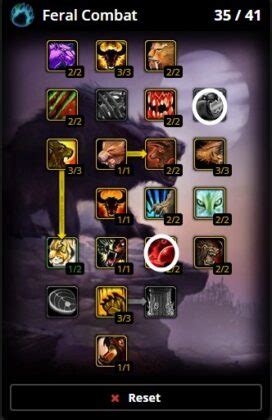 Best Pvp Talents For Feral Druids Cataclysm Pvp Guide Skill Capped