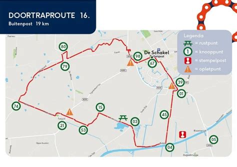 Doortrappen Fietsroute Buitenpost Friesland Beweegt