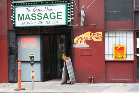 The Green Door Massage Parlor Photograph By Rick Hale Fine Art America