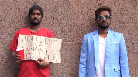 Homeless Man Asking For Money Vs Rich Man Asking For Money Social