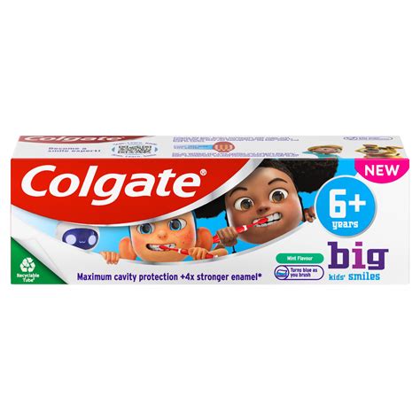 colgate big kids smiles  years toothpaste ml dental care