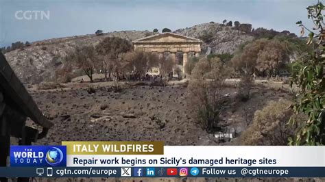 Sicily Begins Rebuild After Damage Caused By Summer Wildfires Cgtn