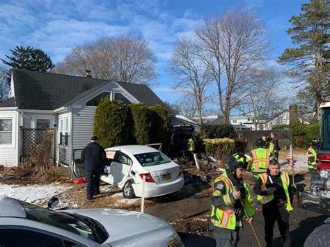 Car Slams Into West Babylon Home Babylon Village NY Patch