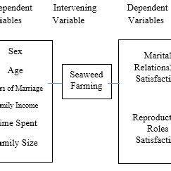 Schematic Diagram Showing The Relationship Between Variables