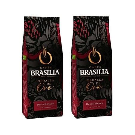 Caf En Grano Medalla Oro Brasilia Descafeinado X G