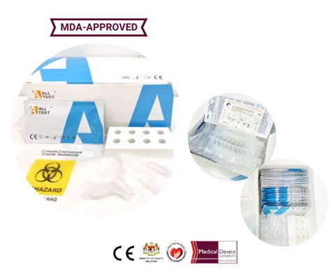 MDA Approved AllTest Covid 19 Antigen Rapid Test Kit Saliva CLA