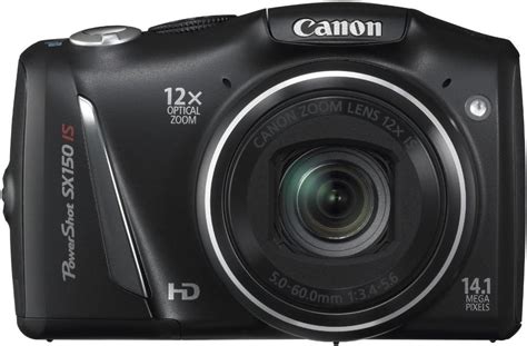 Amazon.com : Canon PowerShot SX150 IS 14.1 MP Digital Camera with 12x ...