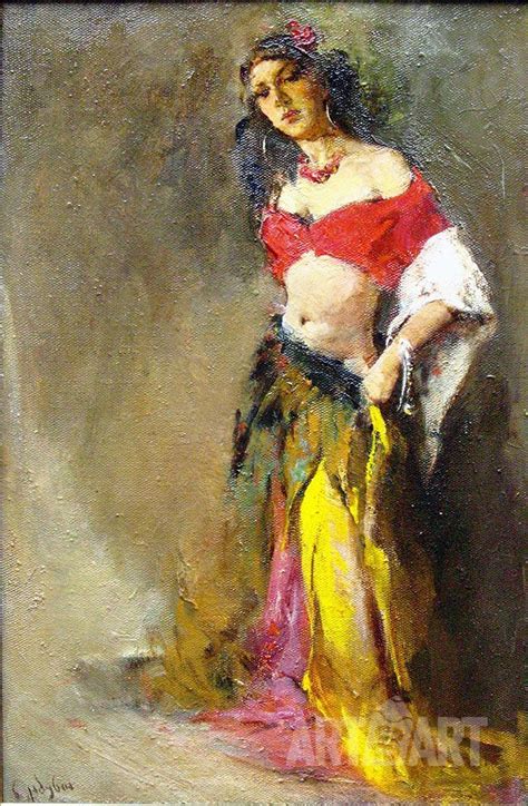 Цыганка - Живопись, Николай Габуния