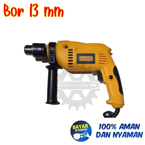 MESIN BOR TANGAN TEMBOK BETON 13mm ELECTRIC DRILL IMPACT ALAT BOR