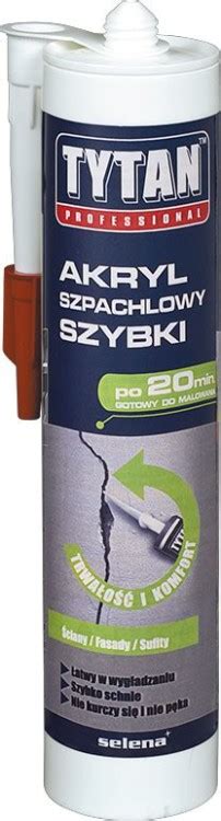 Akryl szpachlowy szybki lekki tytan professional 280ml biały