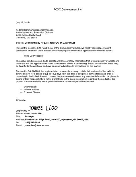 FOXX A55 Smartphone User Guide