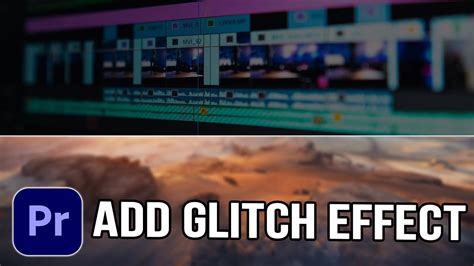 How To Add Glitch In Premiere Pro Create Glitch Effect Youtube