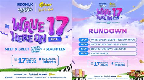 Rundown Meet And Greet Seventeen Di Jakarta Carat Jangan Sampai Telat