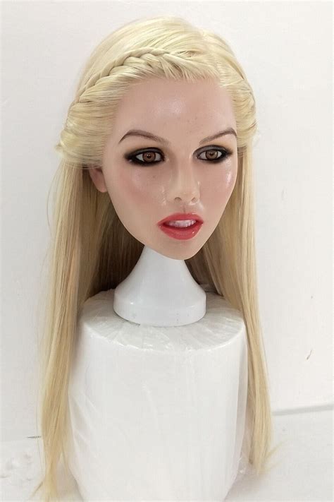 Lifelike Silicone Sex Dol L Heads Implanted Hairs Love Toys For Men Masturbator Ebay