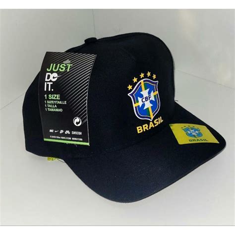 Boné Brasil H86 Preto Shopee Brasil