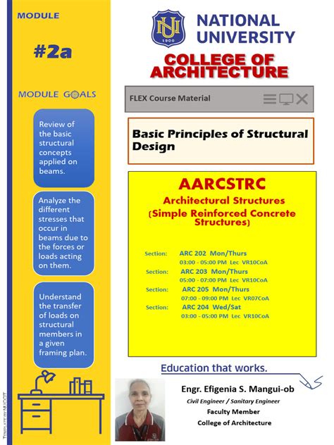 AARCSTRC.Module 2a. Basic Principles of Structural Design | PDF