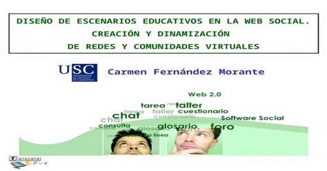 Dise O De Escenarios Educativos En La Web Social Creaci N Y