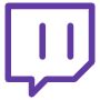 Free Twitch Logo Transparent Purple Lineal SVG, PNG Icon, Symbol ...