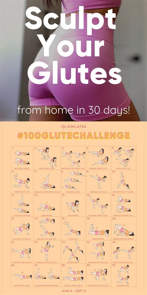 Sculpt Your Glutes With This At Home Glute Workout In 30 Days At