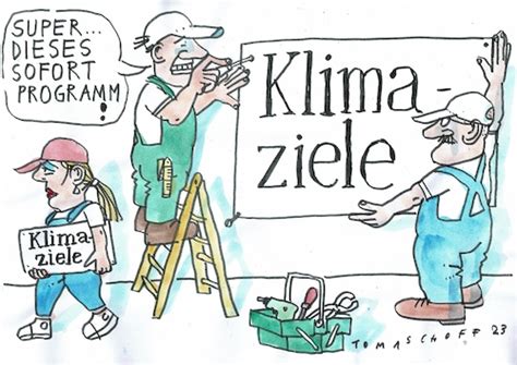 Klimaziele Von Jan Tomaschoff Politik Cartoon Toonpool