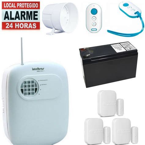 Kit De Alarme Residencial St Setor Sem Fio Intelbras R