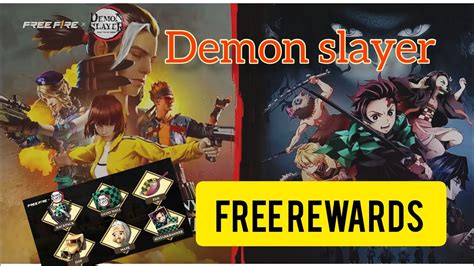 Free Fire X Demons Slayer Event Rewards Ffnewevent Ffneweventtoday