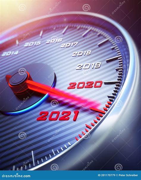 Blue Speedometer With Red Needle 2021 Stock Illustration Illustration