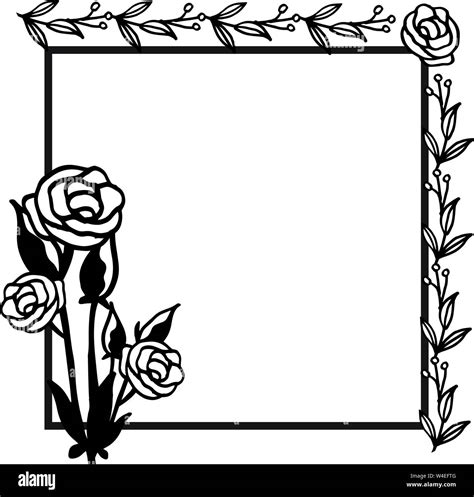 Rose Flower Border Design Drawing - Found 12 free rose drawing ...