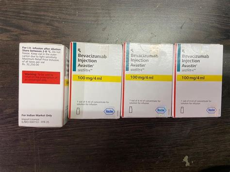 Roche Avastin 100 Mg Injection At Rs 16000 Vial In Bengaluru ID