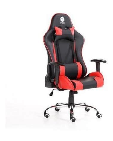 Kanji Silla Gamer Ergonomica Roja Y Negra