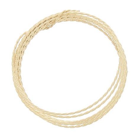 Fil souple rond torsadé 0 91 mm en Gold filled or laminé x1 5m