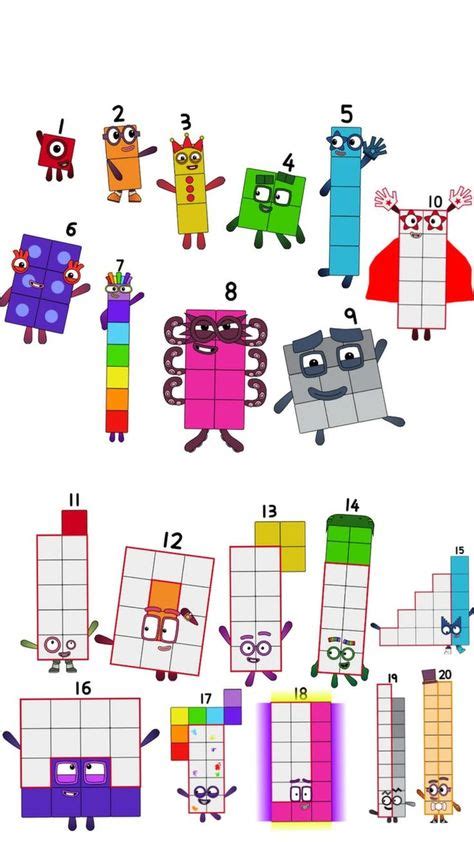 numberblocks in 2025 | Block birthday, Abc centers, Canvas learning