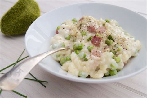 Risotto Aux Petits Pois Et Au Lard