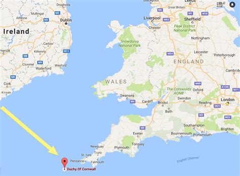 Duchy Cornwall Isles Scilly Google Map August 19 2016 – What Kate Wore