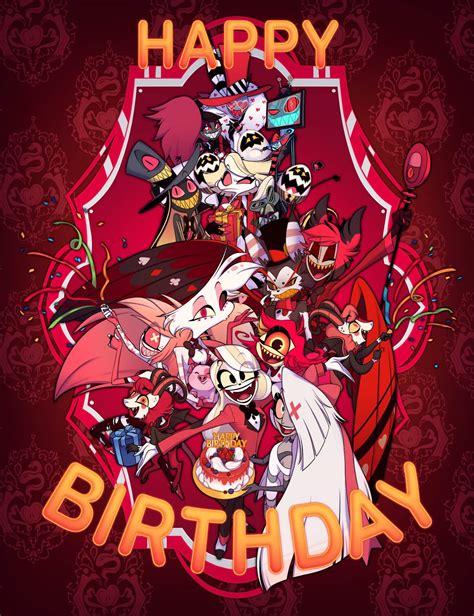 Feliz Aniversário Vivizi E Feliz Aniversário De 2 Anos Hazbin Hazbin Hotel Br • Amino