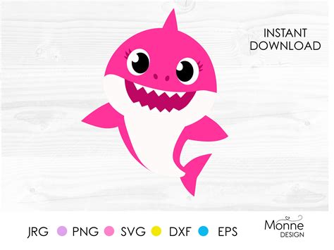 Pink Baby Shark Png Koleksi Gambar