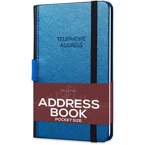 Collins Economy Slim Address And Telephone Book Black 7