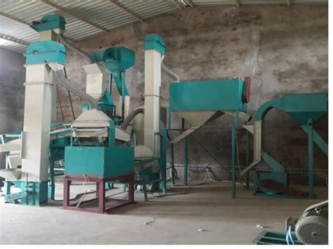 Automatic Powder Coated Ton Hr Wheat Cleaning Plant Three Phase At