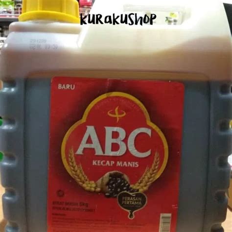 Jual Kecap Manis ABC Jerigen 6 Kg GRAB GOSEND Only Shopee Indonesia