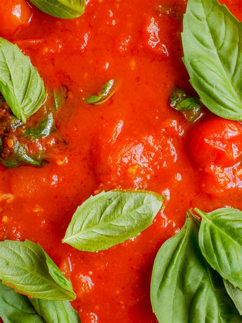 Tomato And Basil Sauce Daens Kitchen