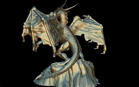 Stl File Red Dragon Dungeons And Dragons 🐉 ・3d Printing Design To