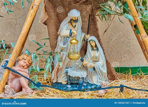 Christmas Nativity Scene stock image. Image of christianity - 106361337