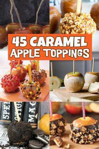 45 Best Caramel Apple Toppings - Eating on a Dime