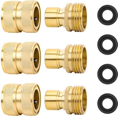 Styddi Brass Universal Garden Hose Quick Release Adaptor Fittings