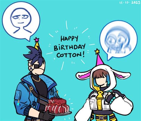 「haba Daba Doo Wahoo 🫰 Happy Birthday Cottonwings」stalus 🌊 Vartistの漫画